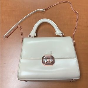 TedBakerLondon VerinaCrystal&Pearl Leather satchel